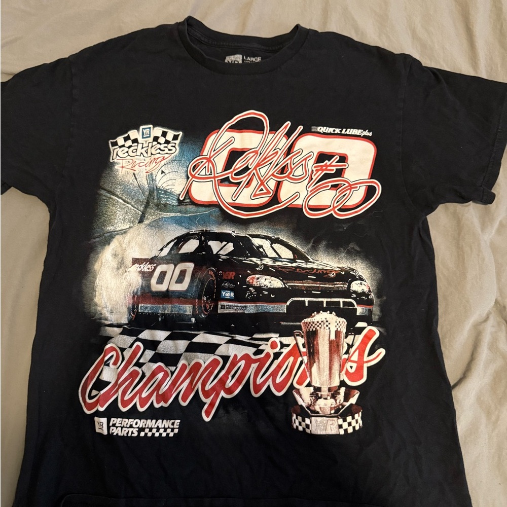 Black Racing Champions Kids T-Shirt